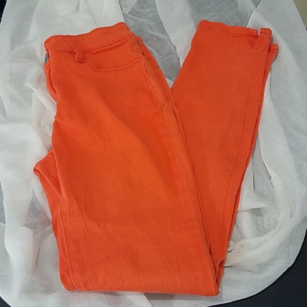 Orange AZI  stretchy jeans